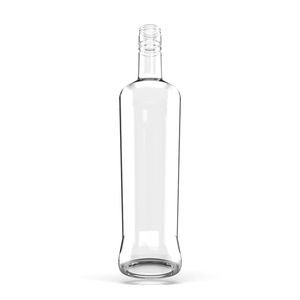 Botella de Vidrio Transparente de Lujo de 700ml/750ml para Whisky, Vodka, <span class=keywords><strong>Brandy</strong></span>, Ginebra y Licores, con Etiqueta Personalizada en Relieve y Tapa de Rosca - Product Image 3