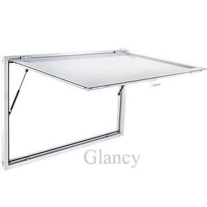 Design chaud moderne norme australienne double <span class=keywords><strong>vitrage</strong></span> pas cher <span class=keywords><strong>petit</strong></span> verre en aluminium fenêtres auvent de fenêtre suspendues - Product Image 1