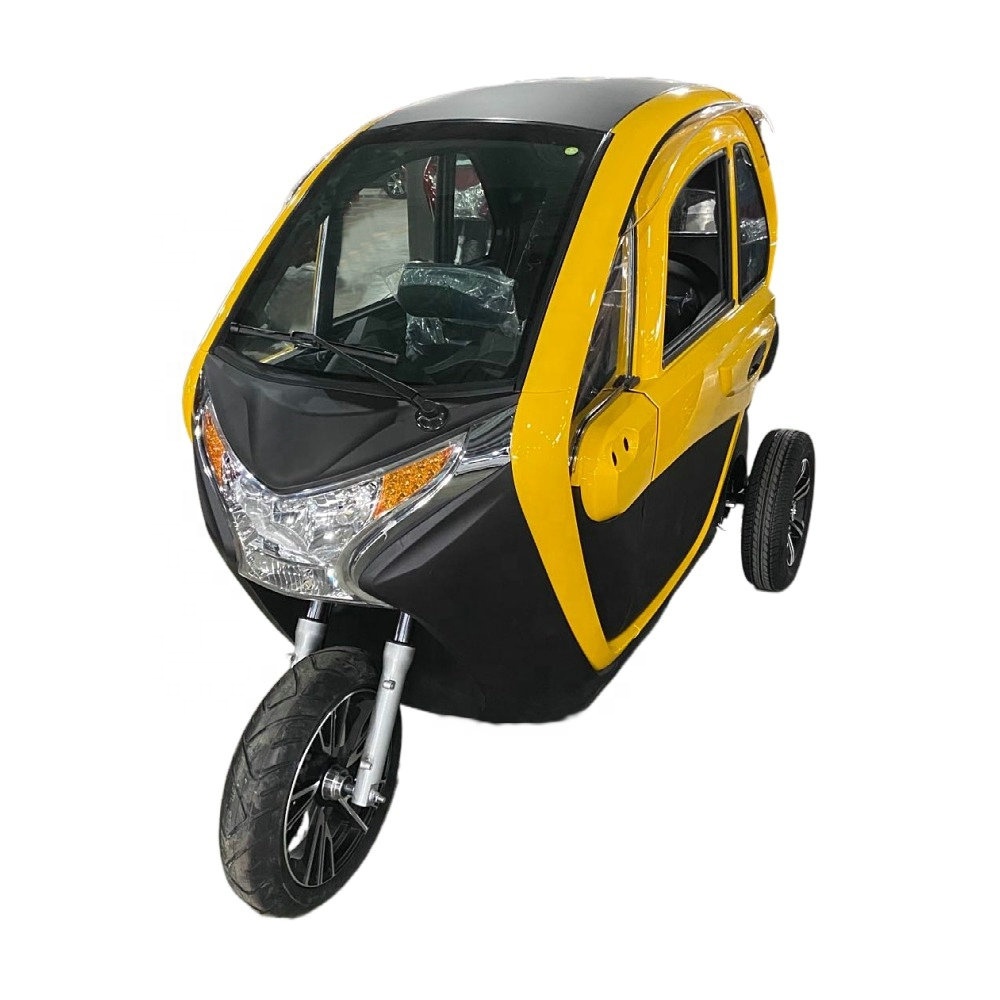 2023新しいデザインの電気乗客三輪車密閉型電気トライク
