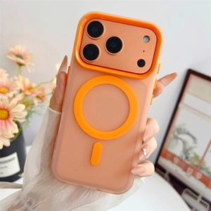 Funda Magnética de Color Neón Mate Translúcida a Prueba de Golpes para iPhone 17 16 13 12 14 15 Pro Max, Compatible con Carga Inalámbrica - Product Image 1