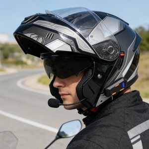 Caschi Moto Flip-up di Alta Qualità con Luce LED e Bluetooth, Fornitore <span class=keywords><strong>Personalizzato</strong></span> - Product Image 3