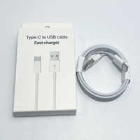 Cable de Carga Rápida Tipo-C de 1.5M, Cable de Sincronización de Datos de Alta Velocidad USB-C a USB para Samsung Galaxy, Compatible con iPhone 15/16/17