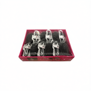 Set di 12 Pettini con Scatola Rosa ed Etichetta - Product Image 1
