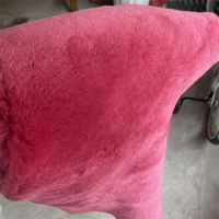 Fourrure animale naturelle, peau de mouton, tapis en peau de mouton véritable à poils longs