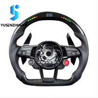 Volant de voiture personnalisé en fibre de carbone pour Audi A4 B9 A5 B8 Q3 A3 S5 B8.5 S3 A6 C7 S4 B9 A7 S4 A3 R8 8y C8 Q5 SQ5 A8 D3 D4 rs S7