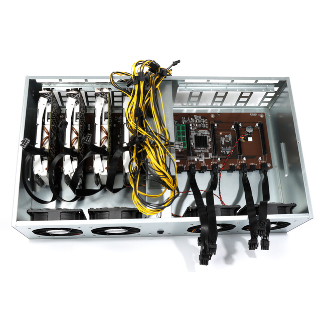 Cheaper 12GPU Open Air Rig Frame 12 GPU Stackable Rig Rack Case in Stock