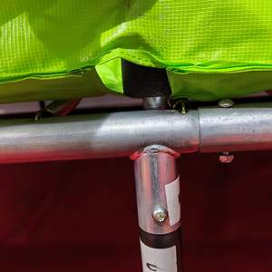 JINGYI Filet de sécurité pour <span class=keywords><strong>trampoline</strong></span> familial, rectangulaire durable et écologique, doux et résistant aux intempéries, 10x7 pieds - Product Image 3