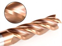 Fresa de Acero de Tungsteno 55HRC de 4 Filos para Router CNC, Resistente y Duradera
