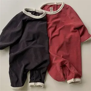 Vêtements d'automne pour enfants, vente en gros, vêtements pour bébés, petites barboteuses, 2022