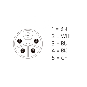 5 Pin Circular Connector Circular Water Proof Connector 8 Pin Circular Connector M12 Angled Socket Female - Product Image 6