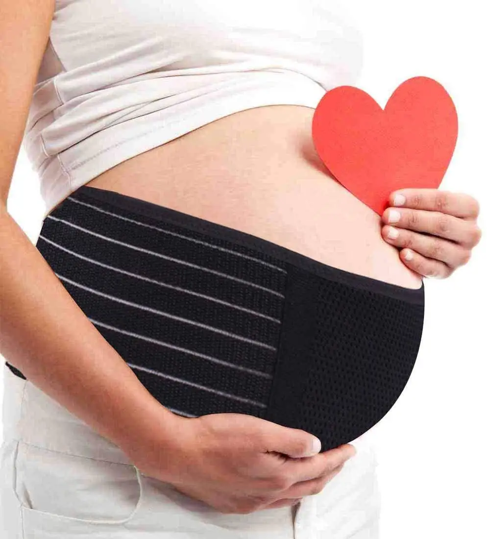 แผ่นรองท้องคลอดบุตร,เข็มขัดพยุงหลังเข็มขัดคลอดบุตรรองรับการตั้งครรภ์