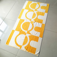 Oversized Heavy Weight Woven Jacquard Beach Towels 100% Cotton Highly Absorbent Eco-Friendly Hypoallergenic Bath Towel