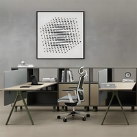 Meubles de bureau modernes, bureau d'ordinateur 	 Poste de travail, cloisons de bureau, table de bureau avec armoire de rangement, chaise ergonomique