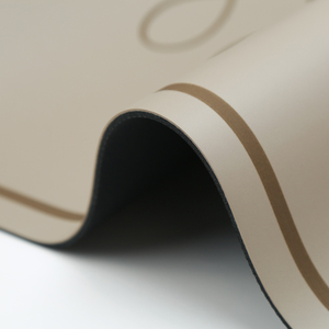 Esterilla de <span class=keywords><strong>yoga</strong></span> gruesa <span class=keywords><strong>para</strong></span> <span class=keywords><strong>principiantes</strong></span> con líneas de alineación y marcadores de posturas, material de PU ecológico, grosor personalizable, logotipo personalizable - Product Image 2