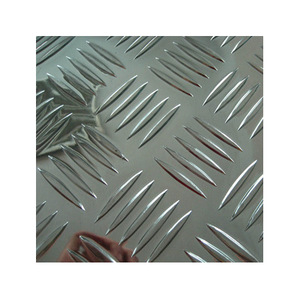 ダイヤモンド5バーパターンチェッカーチェッカーエンボストレッドチェッカーアンチスリップアルミプレートシートカーボートバスフロア用 - Product Image 4