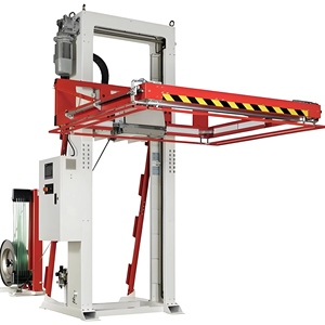 Machine d'emballage automatique de palettes combinée avec une machine d'enroulement de palettes - Product Image 1