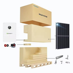 Sistema de Energía Solar Híbrido de <span class=keywords><strong>10KW</strong></span>, Kit Completo con Batería de Litio LiFePO4 de 51.2V e Inversor Híbrido de <span class=keywords><strong>10KW</strong></span> (120V/240V) - Product Image 1