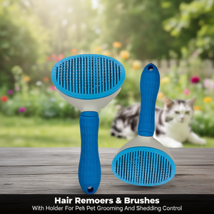 Spazzola per la rimozione dei peli, confezione da 12 con supporto per la toelettatura degli animali domestici e il controllo della perdita di pelo - Product Image 3