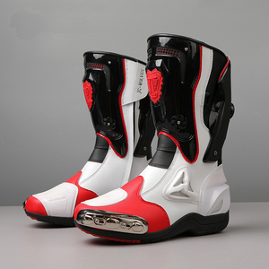 <span class=keywords><strong>Botas</strong></span> Profesionales para Motociclismo de Carreras, Calzado Protector de Caña Alta para Pista y Carretera, Resistentes a Impactos y Transpirables - Product Image 3