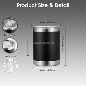 Caneca Térmica de Café em Aço Inoxidável Branca para Sublimação, 10oz, Parede Dupla com Isolamento a Vácuo – Promoção Quente - Product Image 5