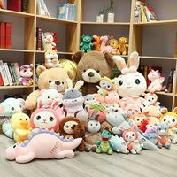 Jouet en peluche Kawaii Mini Machine à griffes, cadeau de mariage, jouets animaux créatifs personnalisés, peluche en vrac de haute qualité pour fête