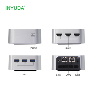 INYUDA Intel Celeron N100 <strong>Mini</strong> Pc 2* LAN 3*HDM I 3*<strong>USB</strong> Windows OS Portable Pocket Office Home <strong>Mini</strong> <strong>Computer</strong> - Product Image 2