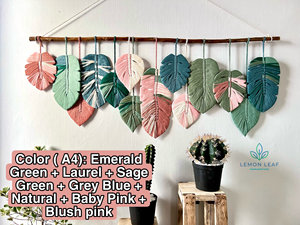 Bohème Monstera Suspendus Rame Art Tapisseries Grandes Peintures Murales pour Bar Mitzvah & Baptême Occasions - Product Image 6