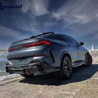 Kit de Fibra de Carbono Forjada para BMW X6M F96, Difusor de Parachoques Trasero con Puntas de Escape para BMW X6 G06 2020-2025