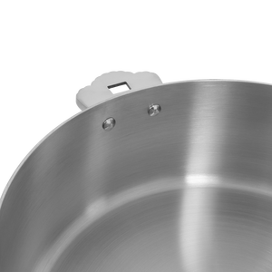 Plat à réchaud triple couche en acier inoxydable avec couvercle en verre ou en acier inoxydable Φ320×H120 Φ360×H100 - Product Image 6