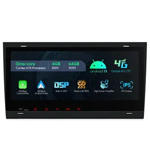 Xtrons Voor Audi A4 S4 Rs4 Seat Exeo Android Auto Radio 8.8 "Android 13 Carplay 4G Lte Android Auto Radio Autoradio