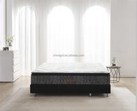 Matelas à ressorts ensachés Bonnell, design Euro Top, tissu double tricoté hypoallergénique moderne, en vente