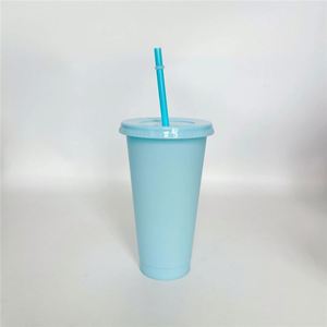 Nouvelle Tendance Été 2026 : Gobelet Réutilisable en Plastique PP Anti-Fuite de 24 oz pour Boissons Gazeuses et Bubble Tea avec Couvercle – Idéal pour les Fêtes - Product Image 1