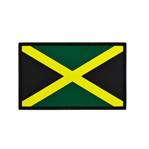 Patchs 3D en PVC et caoutchouc d'Amérique du Sud, motif drapeau de la Jamaïque, pour sacs d'extérieur, chapeaux et textiles de maison - Product Image 2
