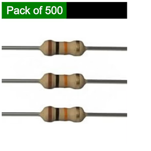 1% Tolerance Metal Film <b>Fixed</b> Resistors High Precision Axial Lead Through Hole Resistors for PCB Circuits DIY Electronics - Product Image 2