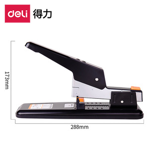 Deli Heavy Duty Stapler 288mm x 173mm 100 Sheets Capacity With Scale For Office Use - Product Image 1