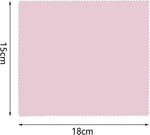 Chiffon de nettoyage pour lunettes, montres et écrans en microfibre suédée, personnalisé avec logo imprimé, haute qualité - Product Image 2