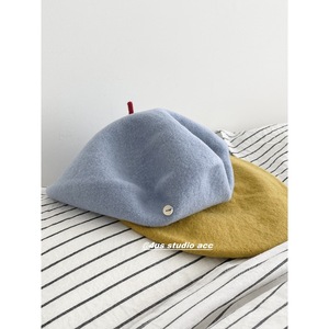 Boina de lana para mujer, resistente al viento, 56-58Cm, estilo inglés, sombrero de pintor retro para mujer - Product Image 4