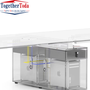 Muebles de Oficina de Lujo al por Mayor, Estación de Trabajo Modular Comercial Moderna para Espacios Abiertos, Escritorio de Oficina - Product Image 6