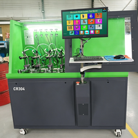 Máquina de Prueba de Inyectores Diésel Common Rail CR304 con Función de Codificación, Puede Probar Cuatro Inyectores Simultáneamente