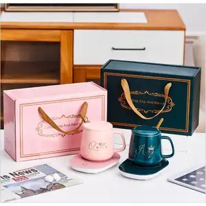 Ceramic Mugs Custom Gift Box Set 12Oz Black kupa bardak Mini Set Turkish Travel Christmas Straw Vacuum China Cat To Go Email Mug