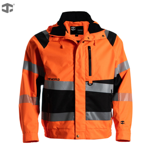 Vêtements <span class=keywords><strong>de</strong></span> travail imperméables et réfléchissants JIADE, <span class=keywords><strong>vente</strong></span> chaude, veste bomber fonctionnelle haute visibilité pour hommes, hiver - Product Image 2
