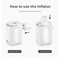 Source Usine Vente Directe Extérieure FLEXTAIL Mini Pompe À Air Portable USB Rechargeable Minuscule Rapide Sans Fil Électrique Pompe À Air
