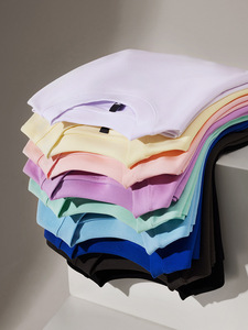 Piqué, 65% coton, 35% polyester, 220GSM T-shirt vierge surdimensionné à manches courtes pour hommes et femmes - Product Image 4