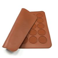Moules de cuisson en silicone pour biscuits, chocolat, macaron, tapis 3D, DIY, en stock