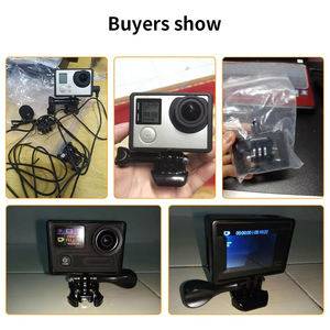 Support de fixation Hongdak pour <span class=keywords><strong>GoPro</strong></span> Hero, cadre de protection noir, boîtier de caméra, accessoires pour caméra d'action - Product Image 6