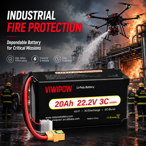 Vente directe usine – Pack de batteries lithium-ion semi-solides 20Ah 22.2V CE pour drones de lutte contre les incendies - Product Image 3