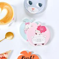 Sous-verres en céramique personnalisés en gros, design créatif, antidérapants, écologiques, style moderne, avec support en liège pour comptoir de bar