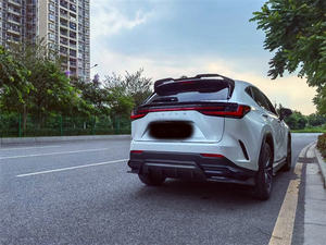 Kit carrosserie en fibre de carbone pour <span class=keywords><strong>Lexus</strong></span> NX 2022 : pare-chocs avant, jupes latérales, diffuseur arrière, aileron arrière, enjoliveurs d'angle avant - Product Image 5