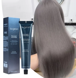Crème colorante permanente pour cheveux Augeas 100ml à faible teneur en ammoniaque, prix de gros direct usine de Guangzhou, Chine, pour usage en salon de coiffure - Product Image 1
