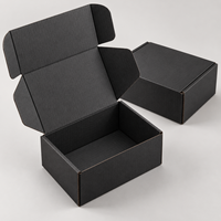 Boîte d'expédition en carton ondulé kraft écologique réutilisable personnalisée avec couvercle pliable et impression de logo pour l'emballage d'expédition e-commerce